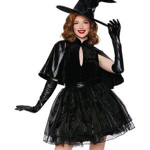 Vintage Witch Halloween Cosplay Costume  Size XL
